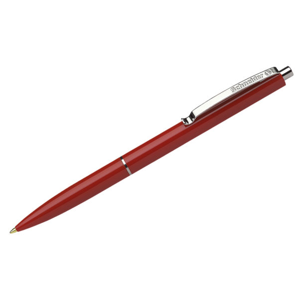 Ручка шариковая автоматическая Schneider "K15" синяя, корпус красный, 1,0мм