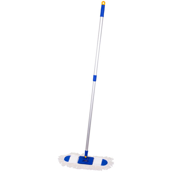 Швабра-рамка OfficeClean "Professional", алюм. ручка 75-130см, насадка МОП хлопок (карманы) 40см