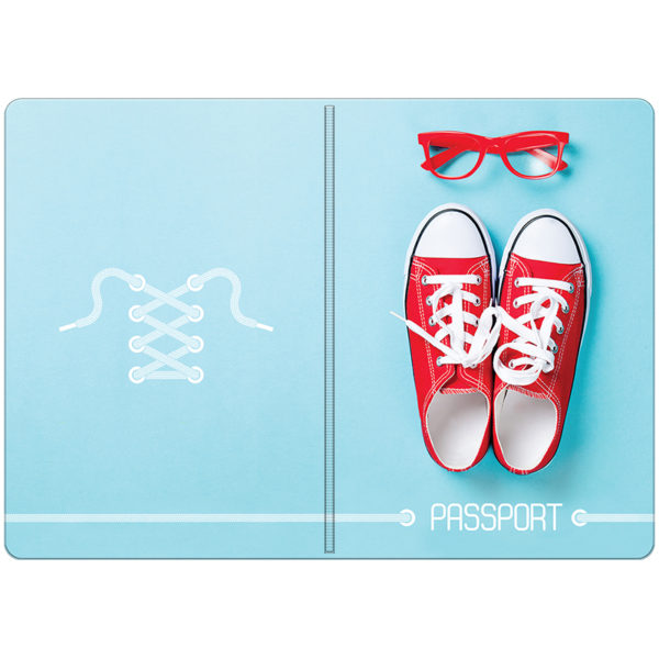 Обложка для паспорта OfficeSpace фотопечать, ПВХ, "Style" ассорти