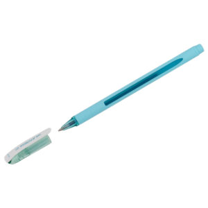 Ручка шариковая Uni "Jetstream SX-101-07FL" синяя, 0,7 мм, грип, бирюзовый корпус