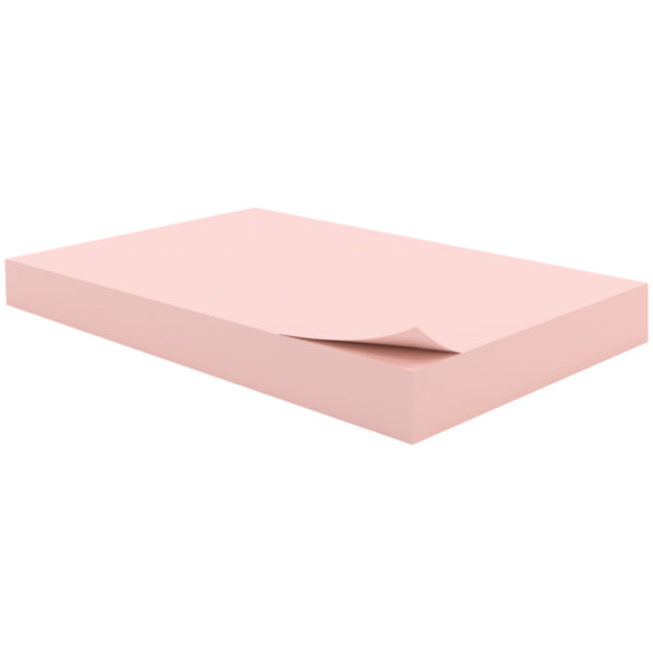 Самоклеящийся блок Berlingo "Standard", 76*51мм, 100л, розовый