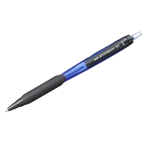 Ручка шариковая автоматическая Uni "Jetstream SXN-101-05" синяя, 0,5 мм, грип