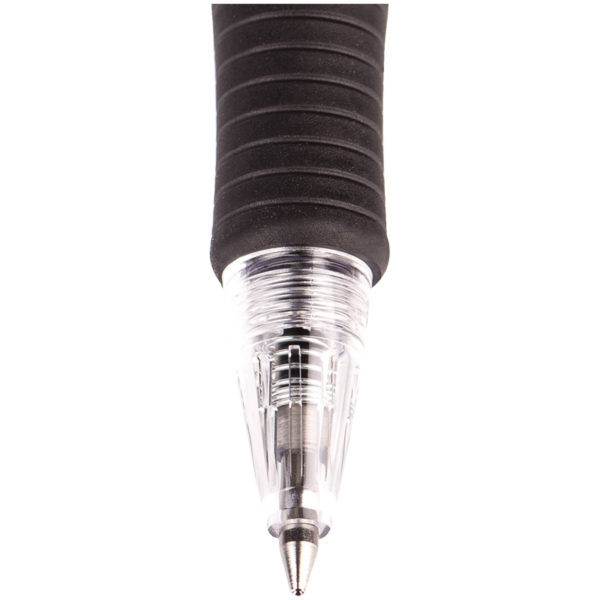 Ручка шариковая автоматическая Pilot "Super Grip" черная, 0,7мм, черный грип