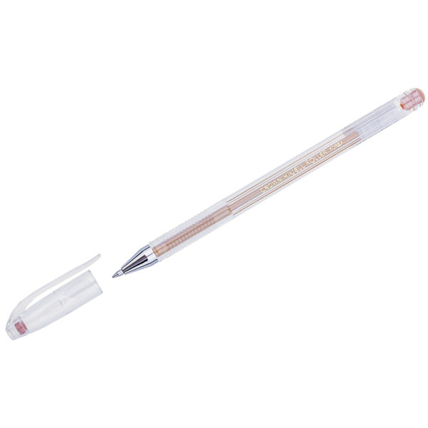 Ручка гелевая Crown "Hi-Jell Metallic" оранжевая металлик, 0,7мм