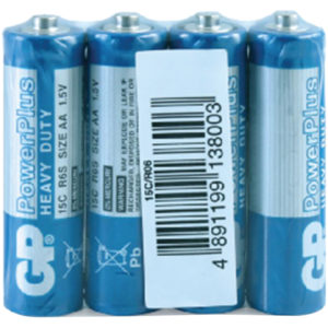 Батарейка GP AA (R06) 15G солевая, OS4