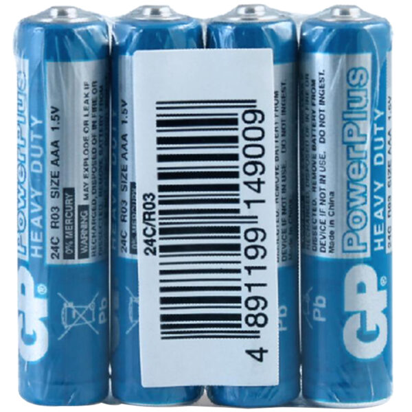 Батарейка GP AAA (R03) 24G солевая, OS4