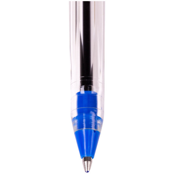 Ручка шариковая Schneider "Tops 505 M" синяя, 1,0мм, прозрачный корпус
