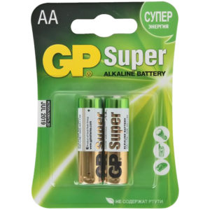 Батарейка GP Super AA (LR06) 15A алкалиновая, BC2
