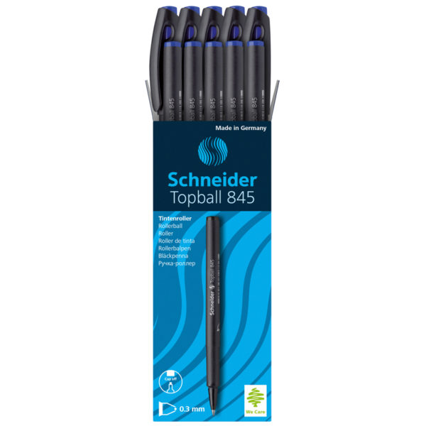Ручка-роллер Schneider "TopBall 845" синяя, 0,5мм, одноразовая
