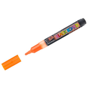 Маркер меловой MunHwa "Black Board Marker" оранжевый, 3мм, водная основа