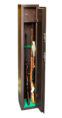 Оружейный сейф для оружия на 3 ружья КО - 036т