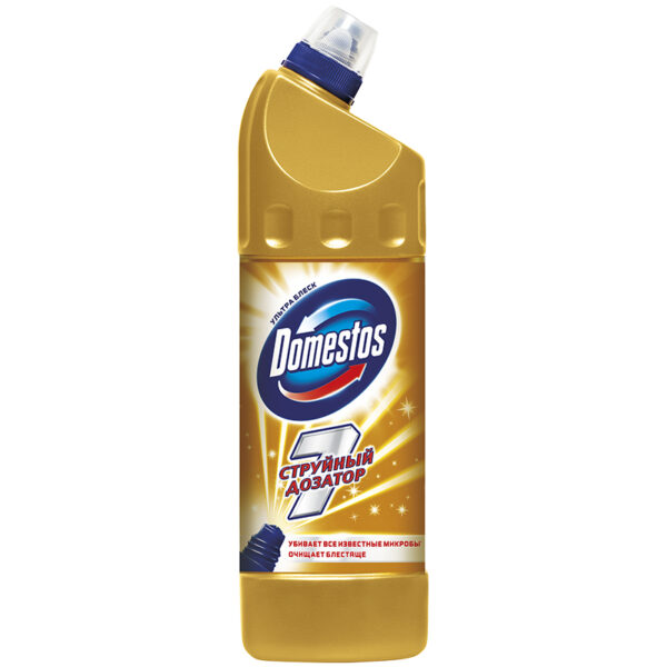 Средство для туалета Domestos "Эксперт сила. Ультра Блеск", гель, 1л