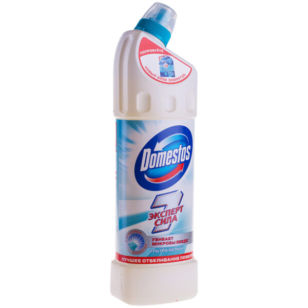 Средство для туалета Domestos "Ультра белый", гель, 1л