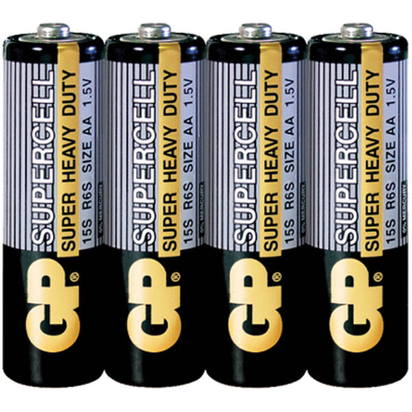 Батарейка GP Supercell AA (R06) 15S солевая, OS4
