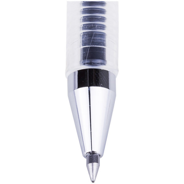 Ручка гелевая Crown "Hi-Jell" черная, 0,5мм, штрих-код