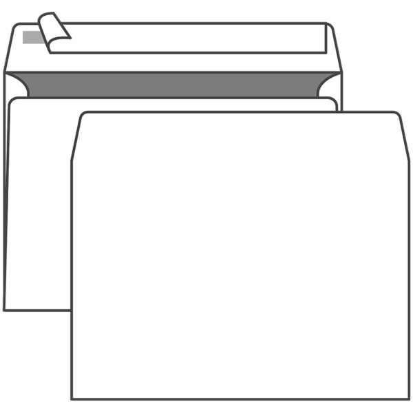 Конверт C4, KurtStrip, 229*324мм, б/подсказа, б/окна, отр. лента, внутр. запечатка