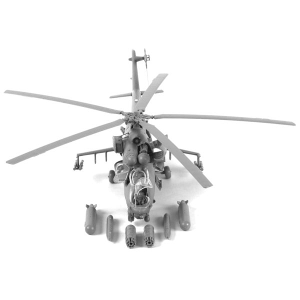 Модель для склеивания Звезда "Советский ударный вертолёт МИ-24 Крокодил", масштаб 1:72