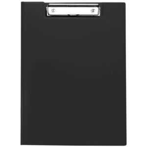 Папка-планшет с зажимом OfficeSpace А4, пластик, черный