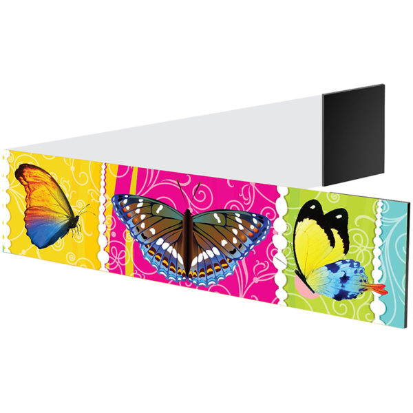 Закладка - магнит для книг, 25*200мм, ArtSpace "Бабочки", блестки