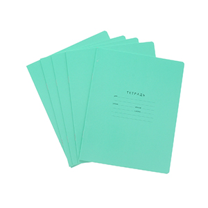 Тетради 12-24 листа с «зеленой» обложкой