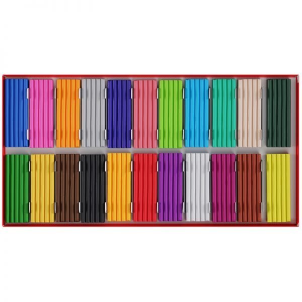Пластилин Гамма "Мультики", 22 цвета, 440г, со стеком, картон. упак.