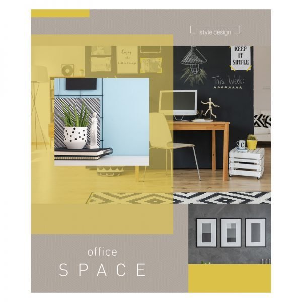 Тетрадь 60л., А5, клетка ArtSpace "Офис. Office space"