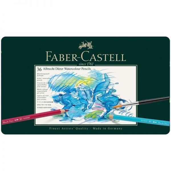 Карандаши акварельные художественные Faber-Castell "Albrecht Dürer", 36цв, метал. коробка