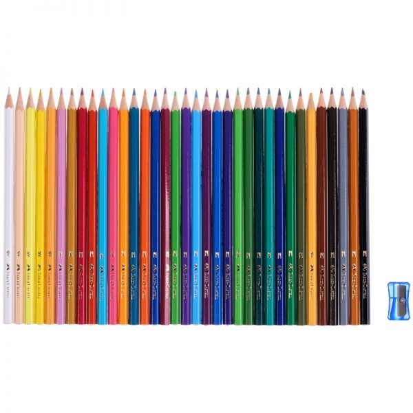 Карандаши цветные Faber-Castell, 36цв., заточен., картон, европодвес