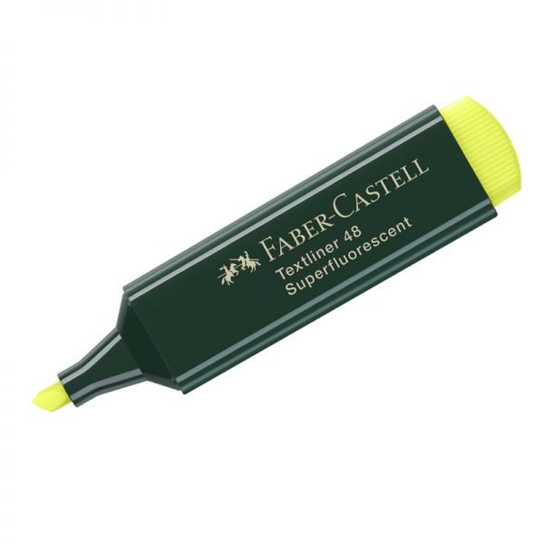 Текстовыделитель Faber-Castell "48" желтый, 1-5мм, блистер