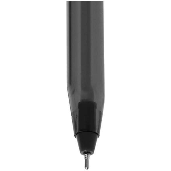 Ручка шариковая Luxor "InkGlide 100 Icy" черная, 0,7мм, трехгран.
