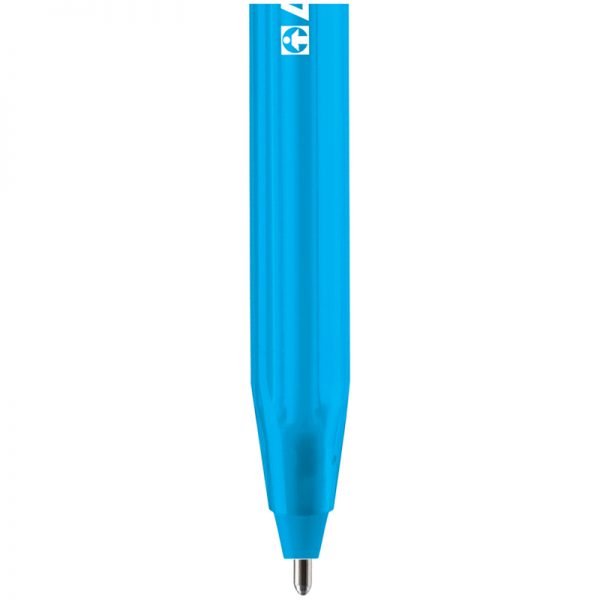 Ручка шариковая Luxor "InkGlide 100 Icy" синяя, 0,7мм, трехгран., корпус ассорти