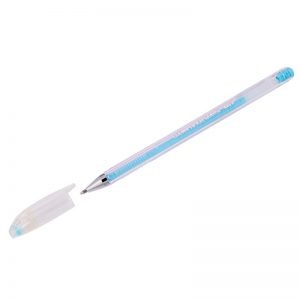 Ручка гелевая Crown "Hi-Jell Pastel" голубая пастель, 0,8мм