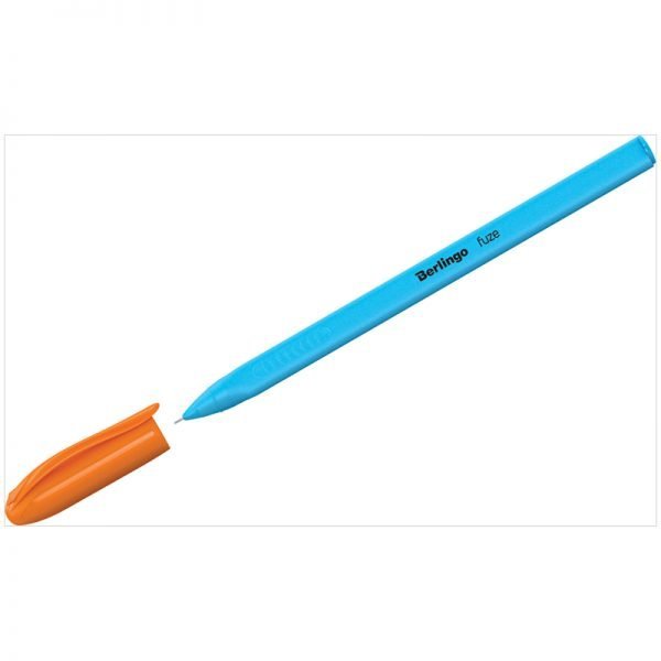Ручка шариковая Berlingo "Triangle Fuze Stick", 0,5мм, синяя, корпус ассорти