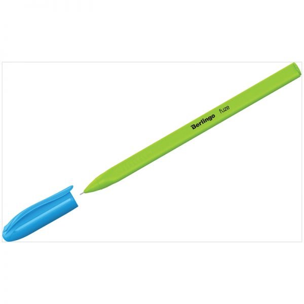 Ручка шариковая Berlingo "Triangle Fuze Stick", 0,5мм, синяя, корпус ассорти