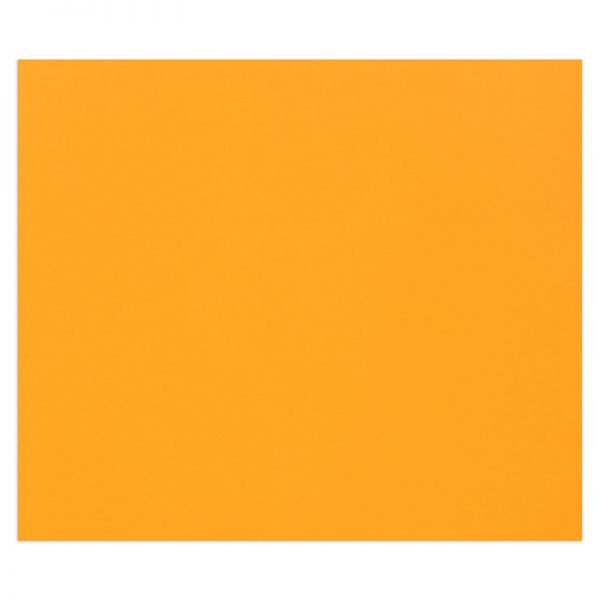 Цветная бумага 500*650мм., Clairefontaine "Tulipe", 25л., 160г/м2, оранжевый, лёгкое зерно