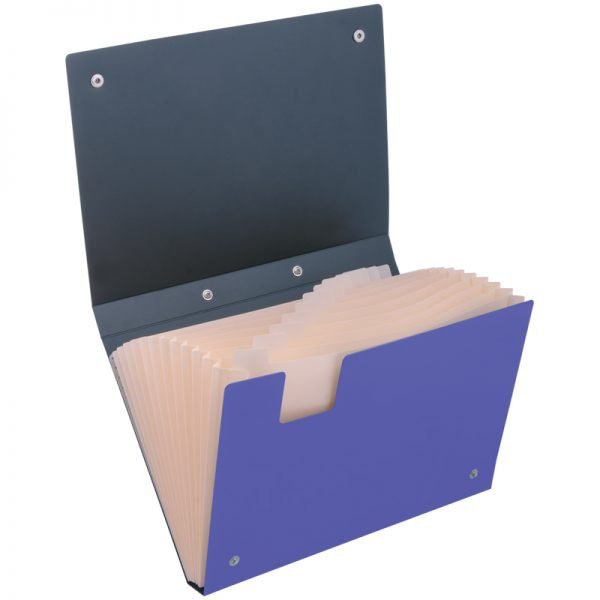 Папка-портфель 13 отделений Berlingo "Skyline", А4, 328*285мм, 700мкм, фиолетовая