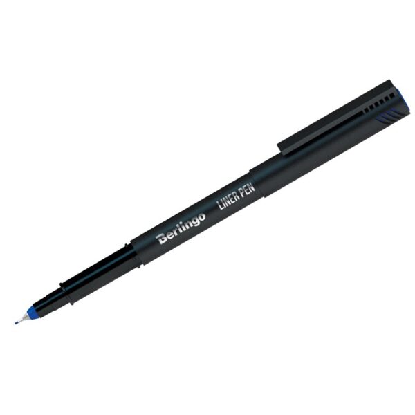 Ручка капиллярная Berlingo "Liner pen", синяя, 0,4мм