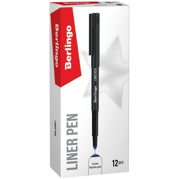 Ручка капиллярная Berlingo "Liner pen", синяя, 0,4мм