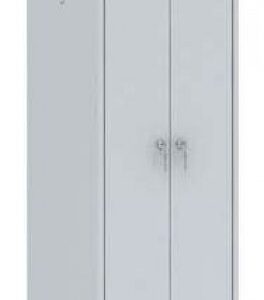 Двухсекционный металлический шкаф для одежды ШРМ - АК