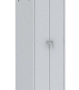 Двухсекционный металлический шкаф для одежды ШРМ - 22