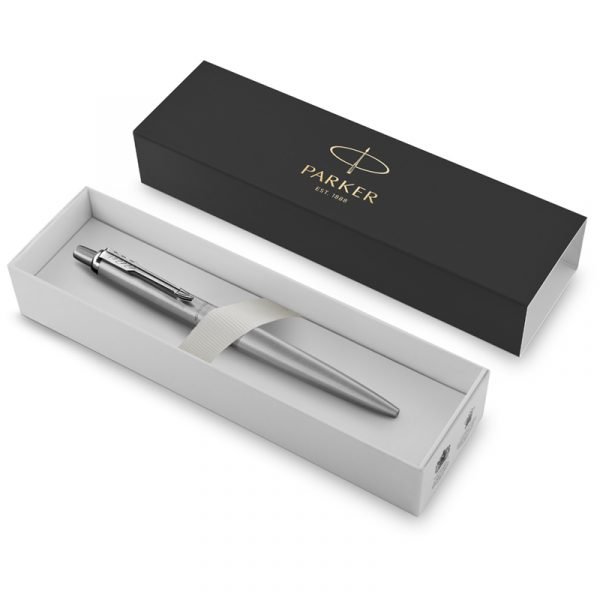 Ручка шариковая Parker "Jotter XL Monochrome 2020 Grey " синяя, 1,0мм, кнопочн., подар. уп.