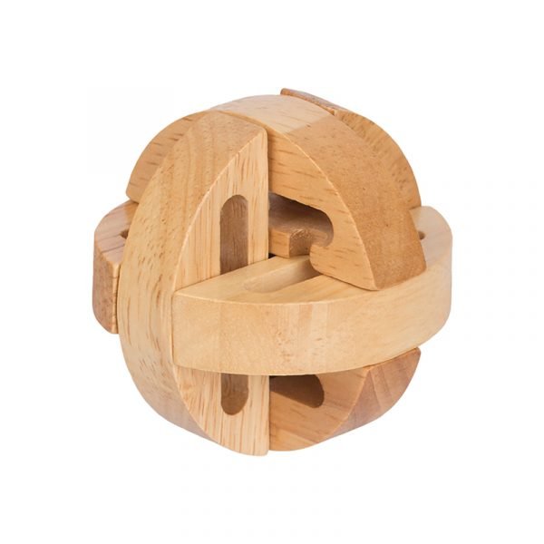 Игра-головоломка деревянная DELFBRICK "Сфера", 6 элементов