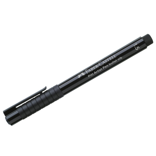 Ручка капиллярная Faber-Castell "Pitt Artist Pen Bullet Nib" черная, 1,5мм