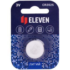 Батарейка Eleven CR2025 литиевая, BC1