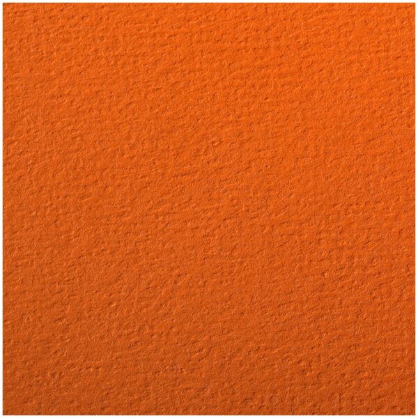 Цветная бумага 500*650мм., Clairefontaine "Etival color", 24л., 160г/м2, оранжевый, легкое зерно, хлопок