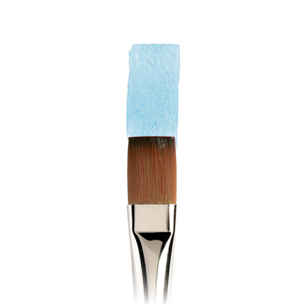 Кисть художественная синтетика Winsor&Newton "Cotman 777", плоская, №01, длинная ручка