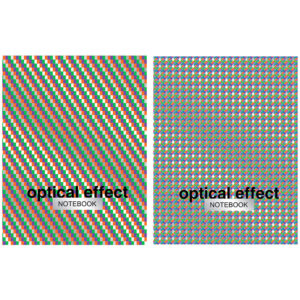 Бизнес-блокнот А5 64л. ЛАЙТ BG "Optical effect", метализация, глянцевая ламинация