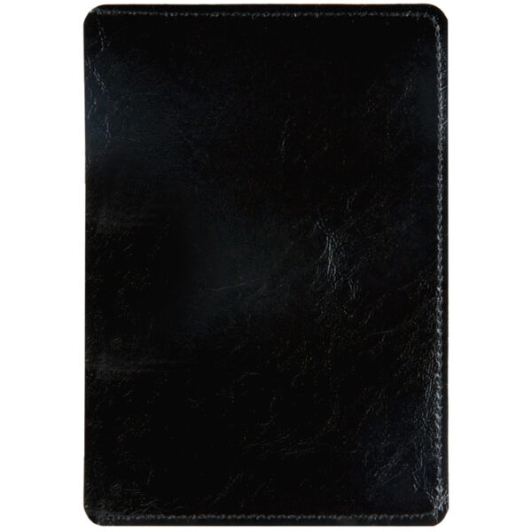 Обложка для паспорта OfficeSpace, кожа, черный