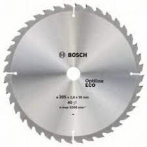 Диск пильный по древесине ?254x2.5х30 мм 40 зубьев Bosch 2.608.641.795 Optiline ECO