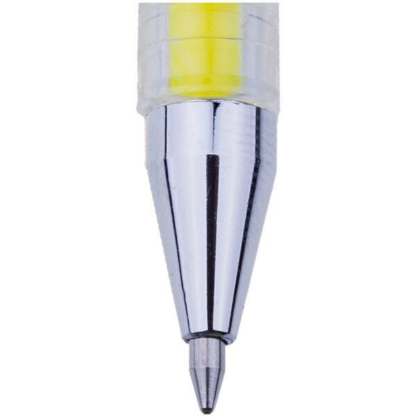 Ручка гелевая Crown "Hi-Jell Color" желтая, 0,7мм